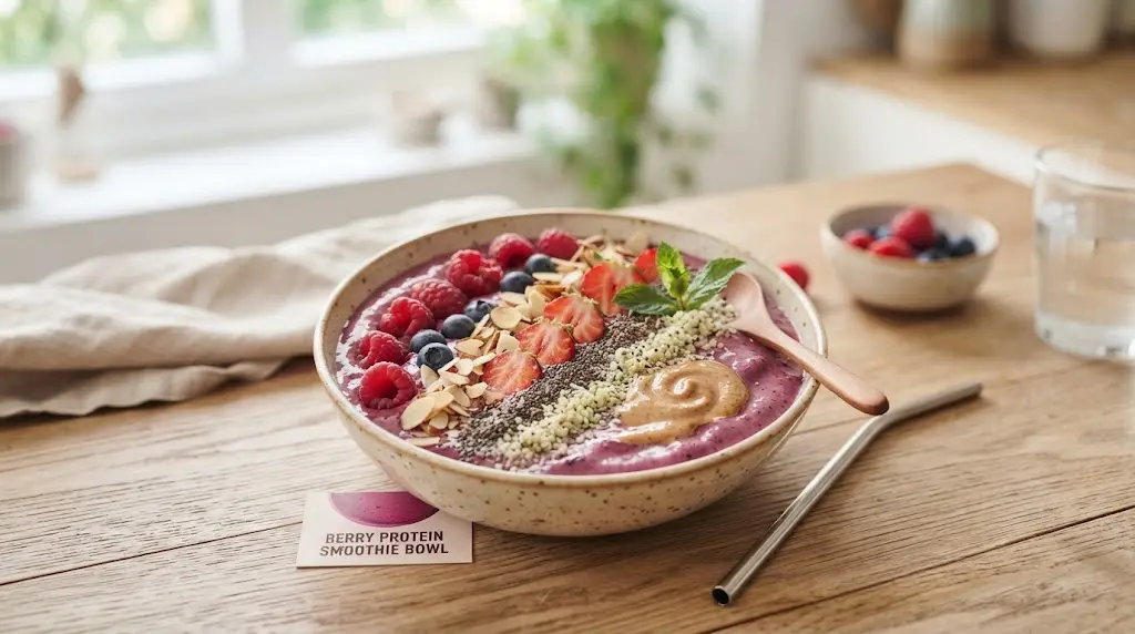 Berry Protein Smoothie Bowl